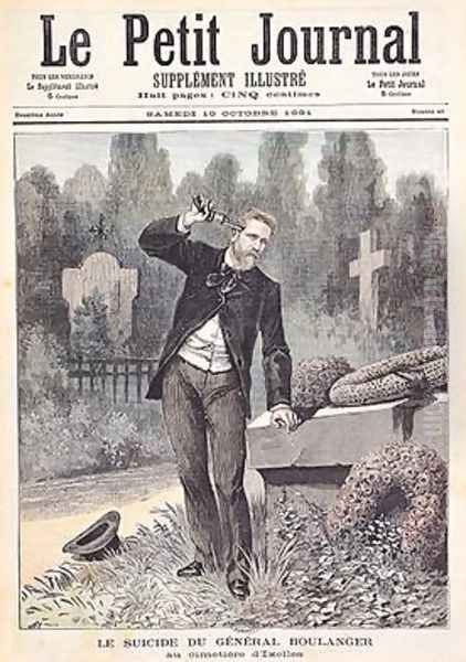 The Suicide of General Georges Ernest Boulanger 1837-91 in the Cemetery at Ixelles - view 1