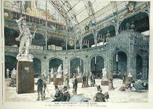 The New Sculpture Pavilion at the Palais de lIndustrie from Le Petit Journal 21st May 1892