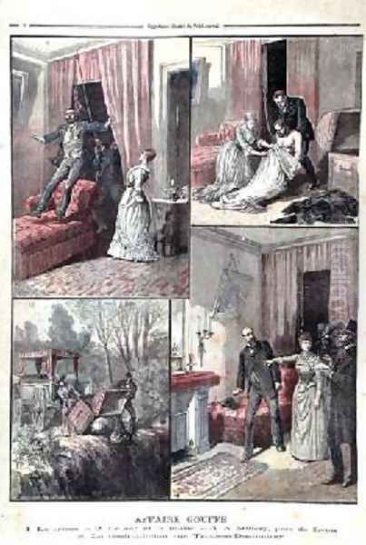 The Gouffe Mystery illustrations from Le Petit Journal 20th December 1890 - view 1