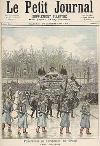 The Funeral of the Emperor of Brazil The Carriage from Le Petit Journal 26th December 1891 by Henri Meyer