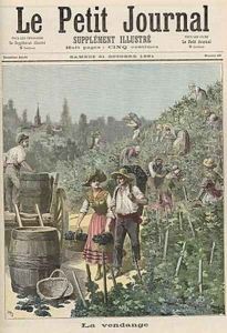 The Wine Harvest from Le Petit Journal 31st October 1891 by Henri Meyer