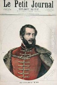 Portrait of Lajos Kossuth 1802-94 from the front cover of Le Petit Journal 8th October 1892