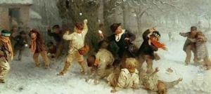 Snowballing 1865 by John Morgan
