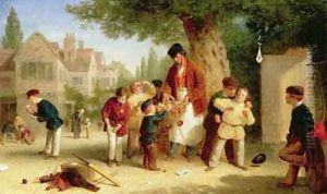 A Village School in Bedfordshire by John Morgan