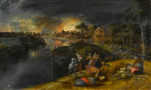 Scene of War and Fire