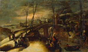 Landscape with the Flight into Egypt by Gillis Mostaert