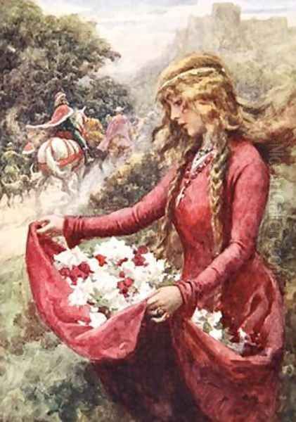 The roses of St Elisabeth - view 1
