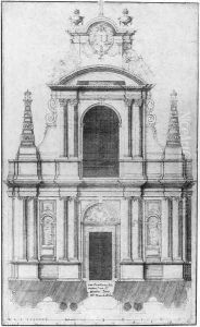 The Facade of the Church of the Feuillants, Paris 1660 by Jean I Marot