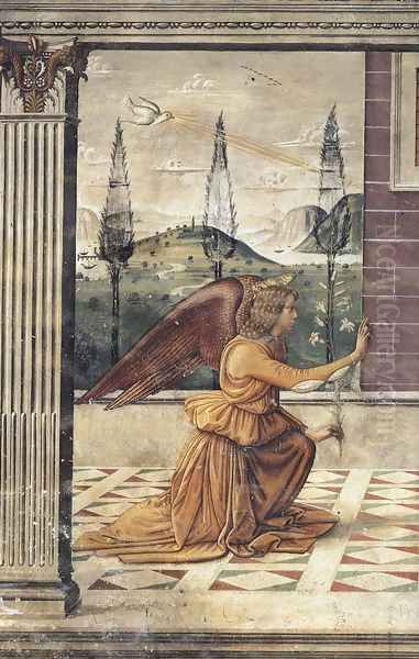 Annunciation (detail-1) c. 1482 - view 1