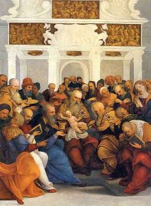 Circumcision 1520 by Ludovico Mazzolino