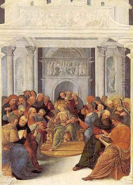 Christ Disputing with the Doctors 1525 - view 1