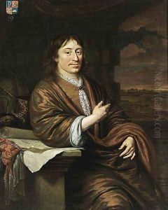 Portrait of Gerard Pietersz. Hulft 1677 by Michiel van Musscher