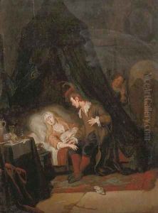 The doctor's visit by Michiel van Musscher