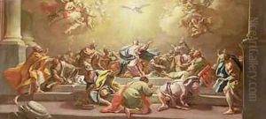 The Descent of the Holy Spirit by Francesco de Mura