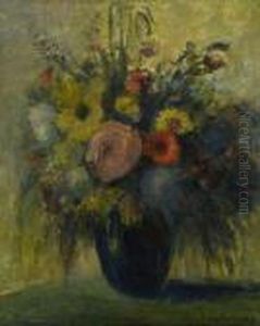 Blumenstillleben by Bela Ivanyi Grunwald