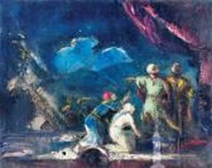Stage Scene by Bela Ivanyi Grunwald