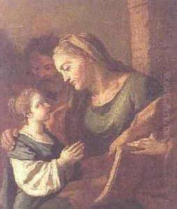 St Anne Instructing the Christ Child by Francesco de Mura