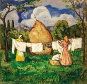 Drying Clothes, About 1910 Drying Clothes, About 1910