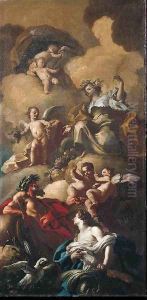 An Allegory of Ceres with Sebetus and the Siren Parthenope