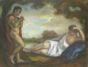 Arkadiai Jelenet by Bela Ivanyi Grunwald