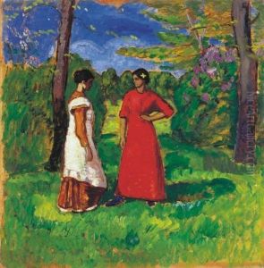 Girls From Kecskemet, About 1912 by Bela Ivanyi Grunwald