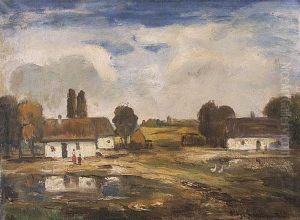 Faluszele Libausztatoval by Bela Ivanyi Grunwald