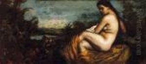 Nude In The Open-air by Bela Ivanyi Grunwald