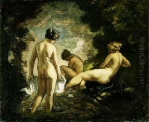 Nudes In The Open-air by Bela Ivanyi Grunwald