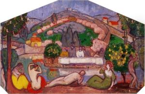 In The Garden by Bela Ivanyi Grunwald