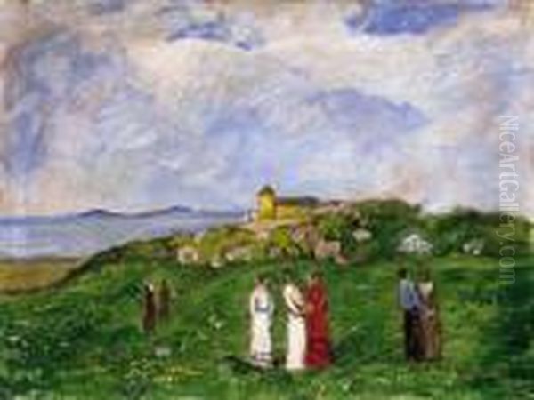 Spring By The Lake Balaton - view 1