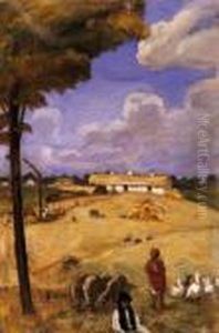 End Of The Village by Bela Ivanyi Grunwald