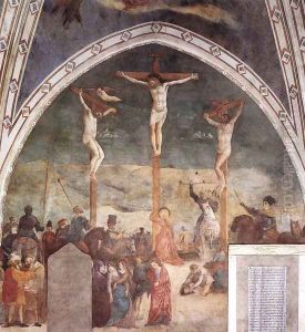 Crucifixion 1428-30 by Tommaso Masolino (da Panicale)