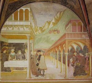 Herod's Banquet (Banchetto di Erode) by Tommaso Masolino (da Panicale)