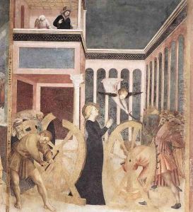 The Martyrdom of St Catherine 1428-30 by Tommaso Masolino (da Panicale)