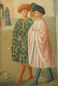 The Healing of the Cripple and Raising of Tabitha by Tommaso Masolino (da Panicale)