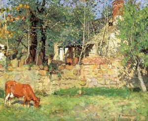 In Old Virginia, Belmont by Gari Julius Melchers