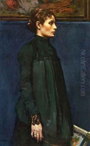 Portrait of Mrs. H (Mrs. George Hitchcock) by Gari Julius Melchers