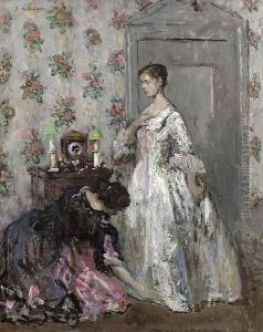 The Debutante (Study for 'Portrait of Mrs. Gari Melchers') by Gari Julius Melchers
