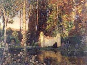 The Garden of Memories 1916-17 by Thomas E. Mostyn