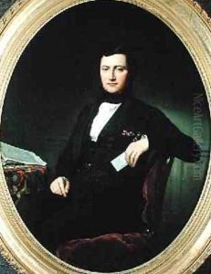 Portrait of Baron Weisweiller 1853 by Federico de Madrazo y Kuntz