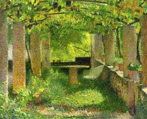 The Arbour by Henri Martin