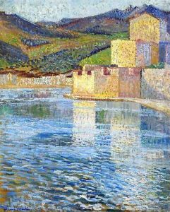 Ramparts at Collioure by Henri Martin