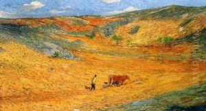 Laboureur au Fond d'une Combe
