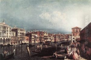 The Grand Canal at San Geremia by Michele Marieschi
