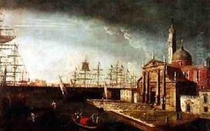 The Church of San Giorgio Maggiore by Michele Marieschi