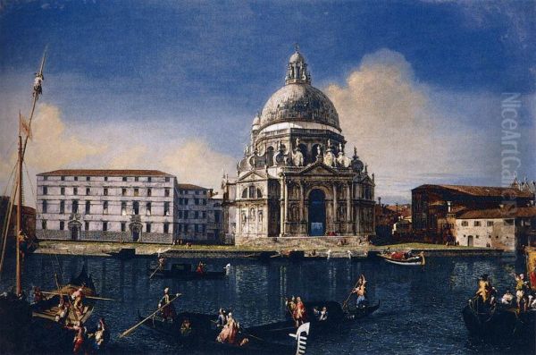 The Grand Canal with Santa Maria della Salute - view 1