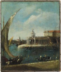 The Punta Della Dogana, Venice, The Giudecca And The Redentore Beyond