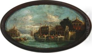 Nocturnal Venetian Scene by Francesco Guardi
