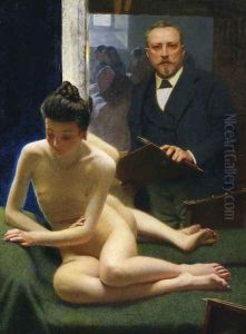Self Portrait by Angelo Morbelli