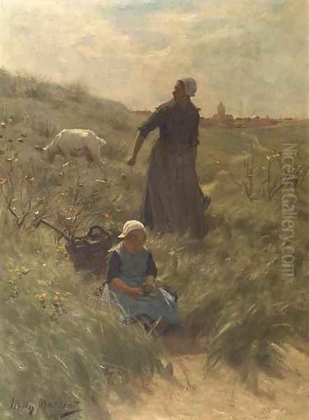 A sunny day in the dunes - view 1